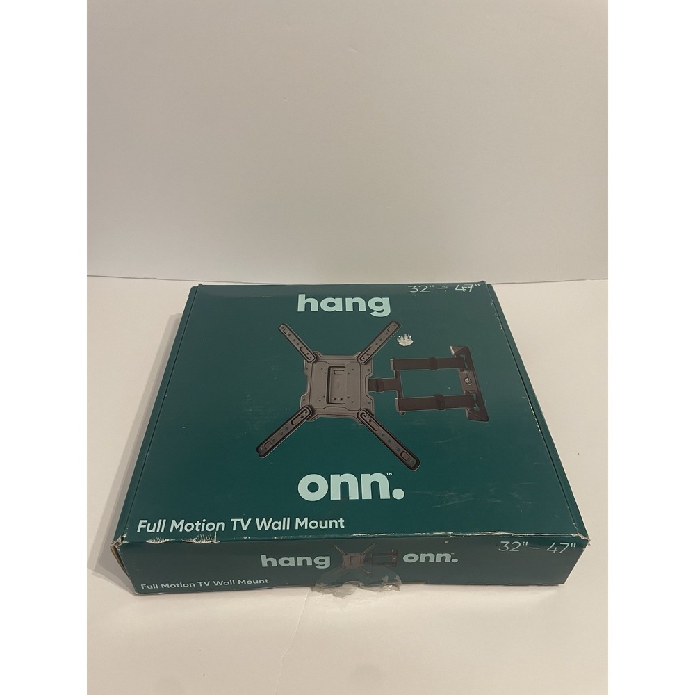 HANG ONN Full Motion TV WALL Mount NEW 32"-47" Bracket Up to 77 lbs Bracket